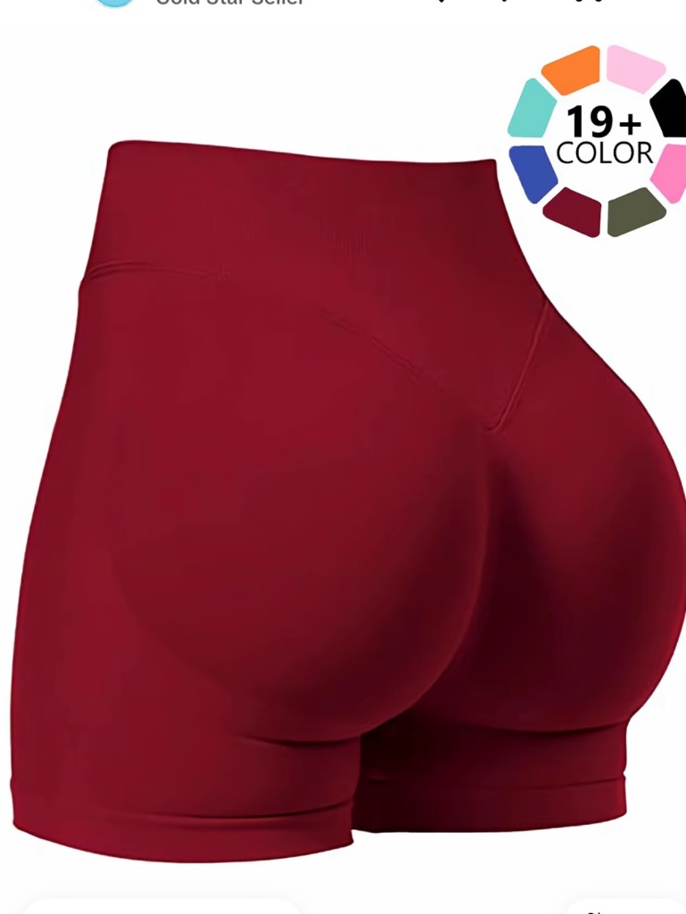💕Women’s High-Waisted Butt Lifting Athletic Seamless Gym Shorts💕
